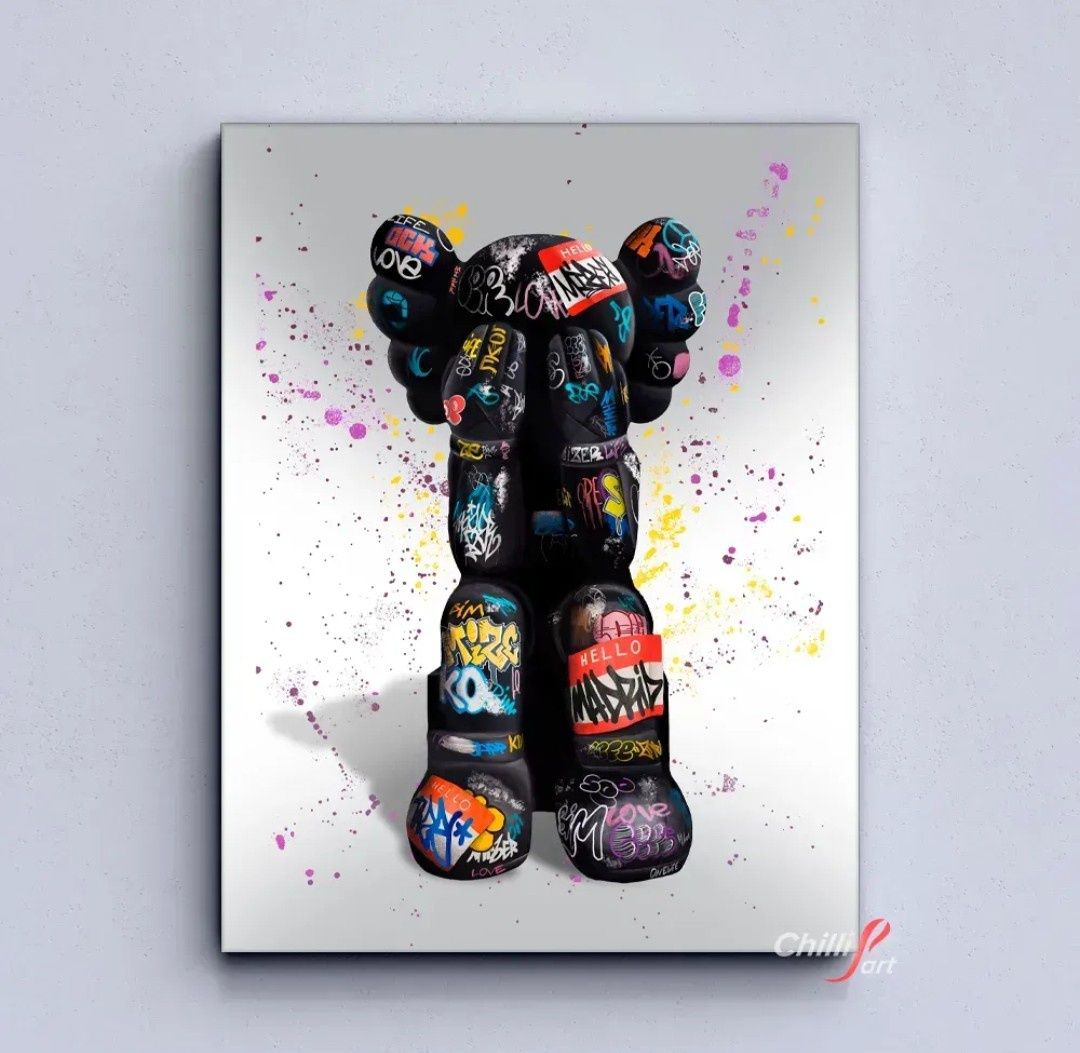 Продам картину в рамі. KAWS