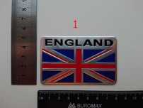 Металлический шильд England для Jaguar, Mini cooper,Range Rover