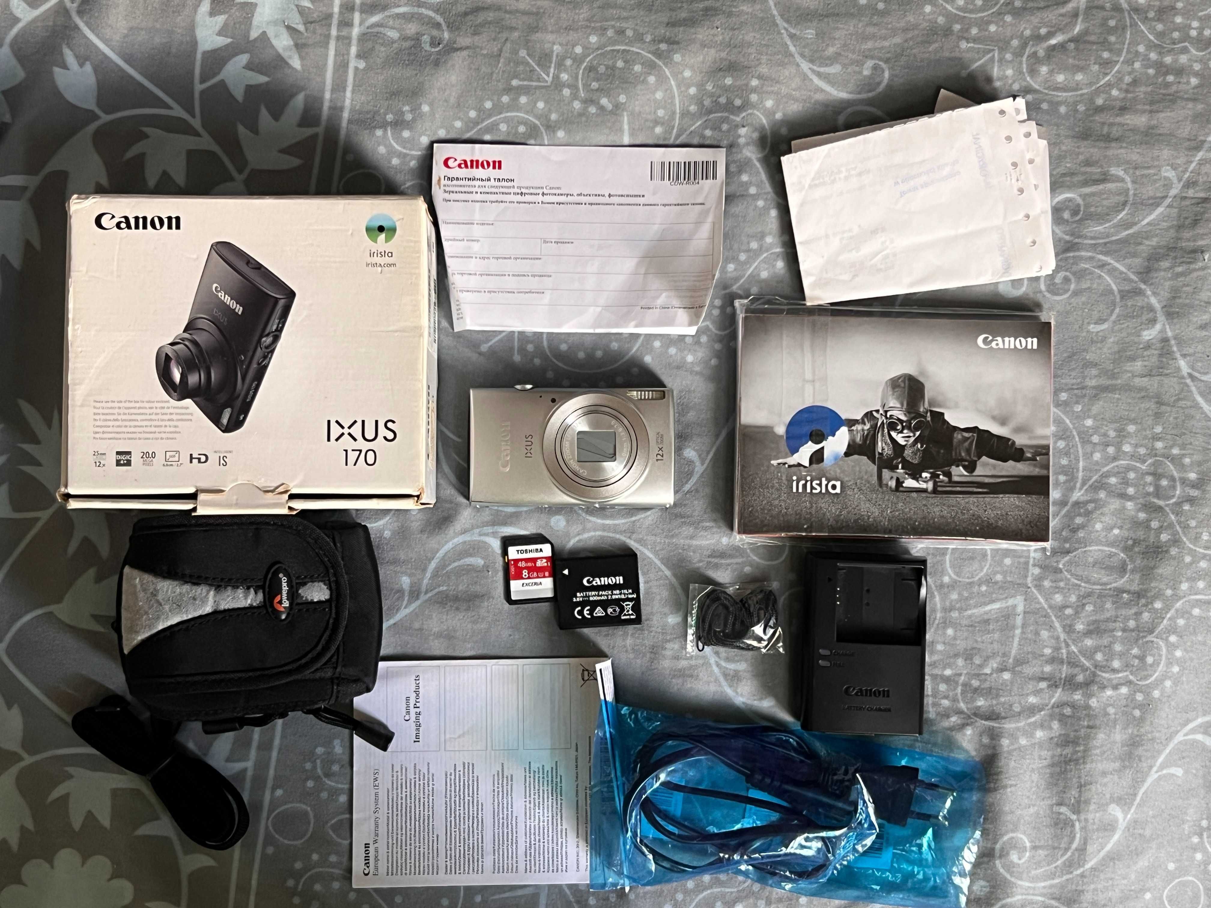 Canon Ixus 170 Aparat cyfrowy retro look vintage y2k