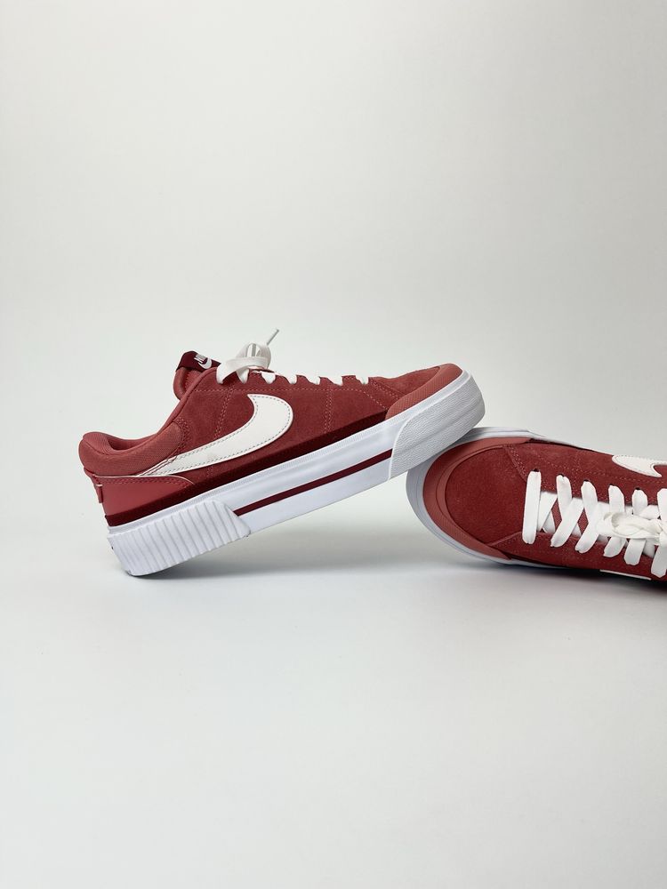 Оригинал Nike Court Legacy Lift (FJ1986 600) на платформе кроссовки