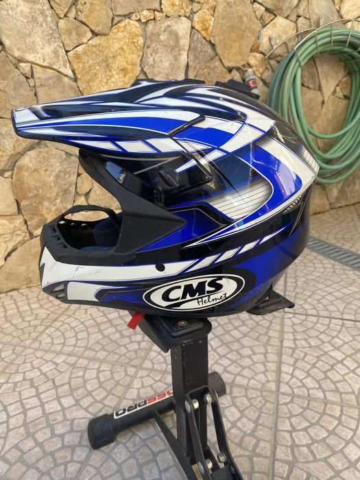 Capacete CMS azul