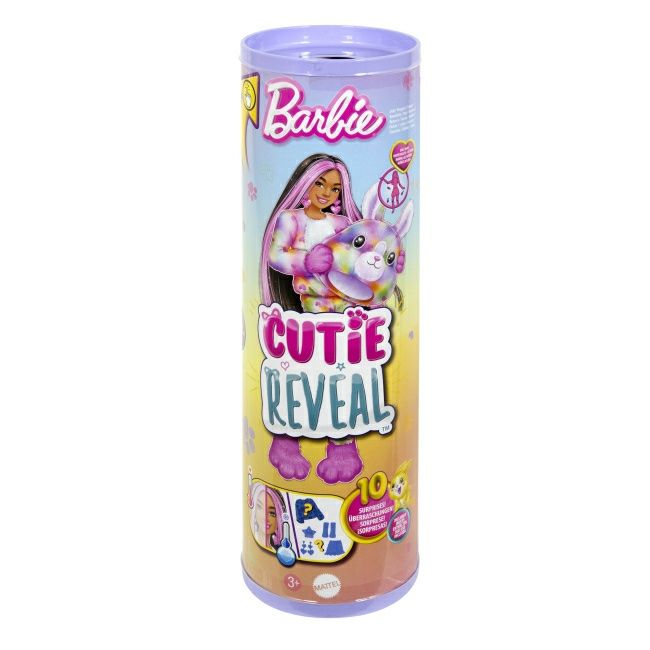 Барби кролик заяц Кукла Barbie "Cutie Reveal" серии "Цветные пушистики
