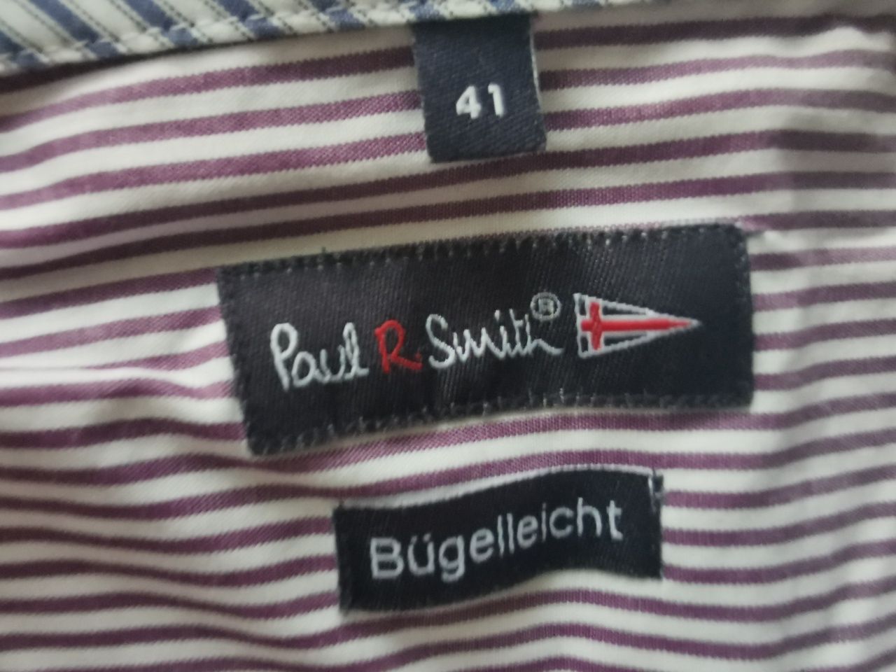 Excluzywna koszula męska Firmy PaulR Smith  r. 41   kołnież.
