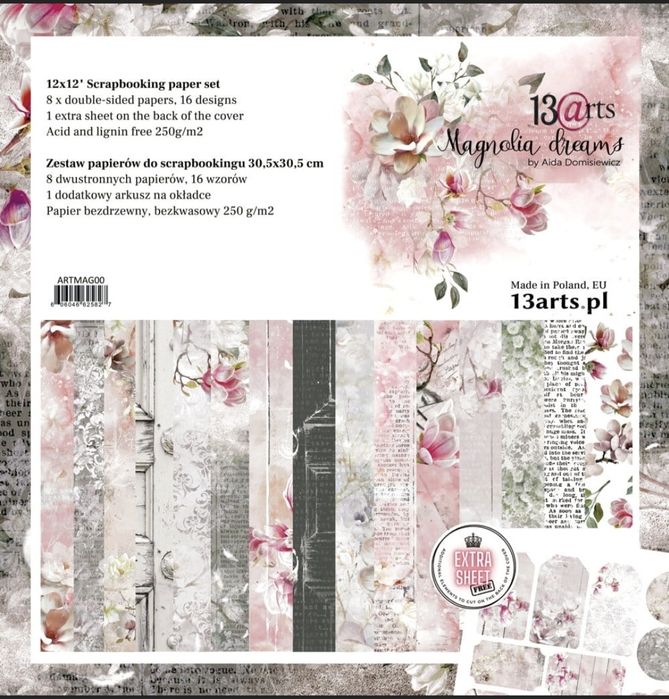 13arts Zestaw papierów scrapbooking Magnolia Dreams