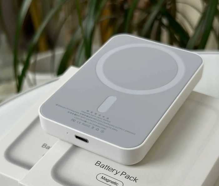 Зовнішній акумулятор Magsafe 10000mah магнітний power bank
