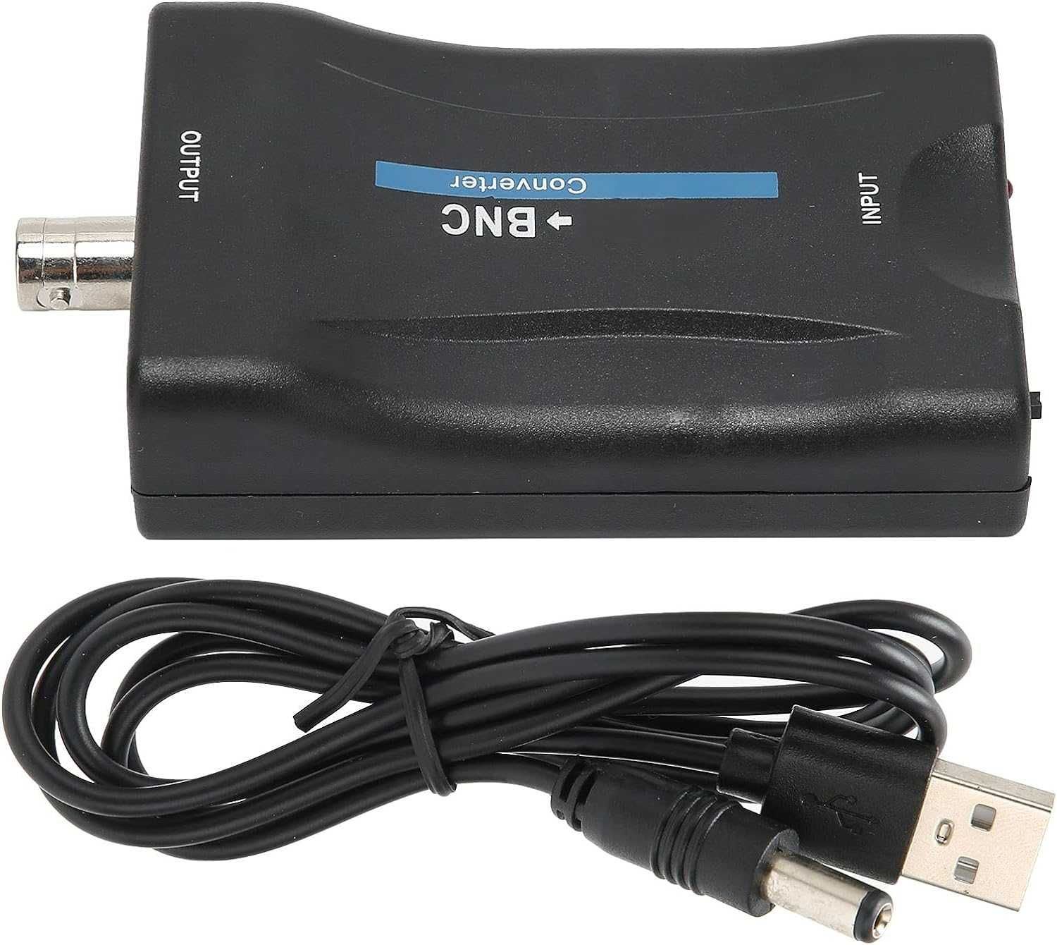 Konwerter BNC na HDMI + kabel usb, nowy, folia