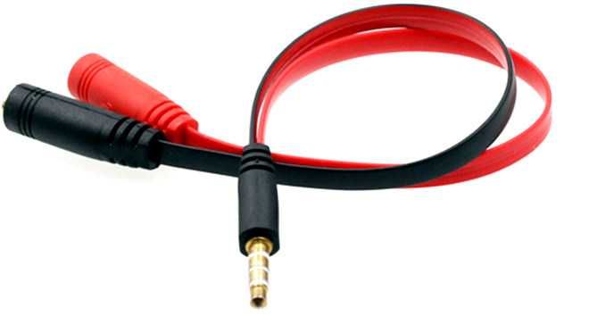 Adapter Kabel Mini Jack mikrofon słuchawki Mozos ASM-1