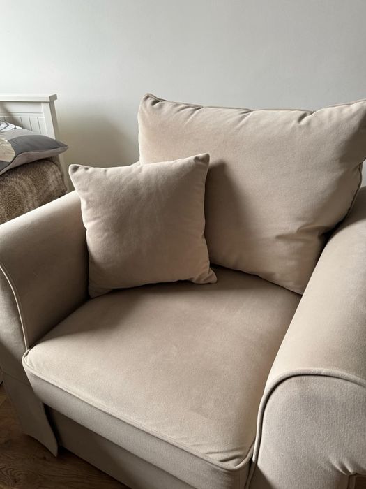 Fotel Zoya w stylu angielskim, stan bardzo dobry