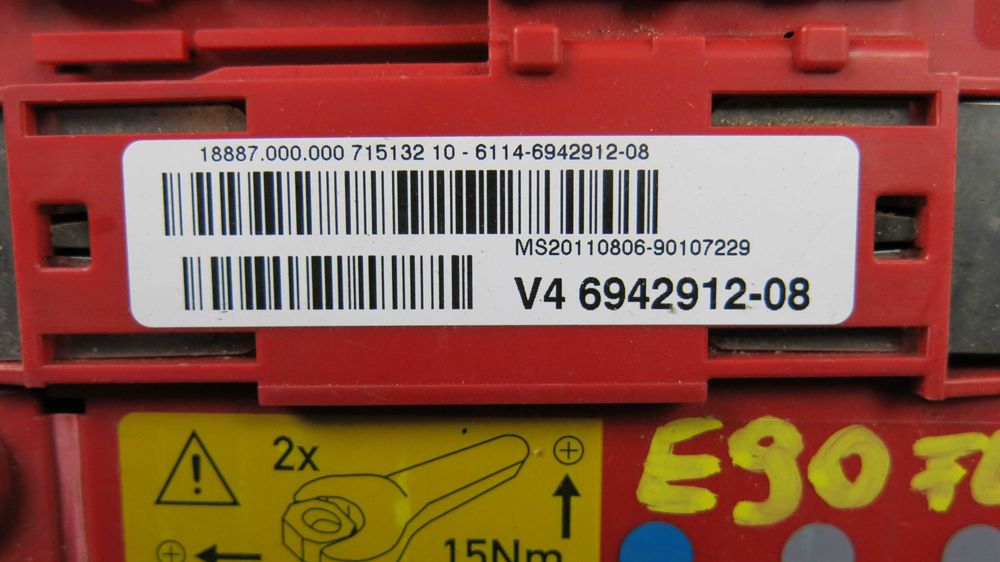 BMW E90 Lift klema plusowa piro