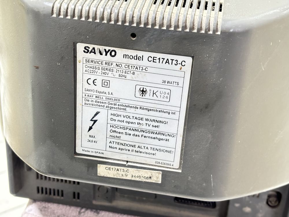 Телевизор Sanyo SE 17 AT3-C