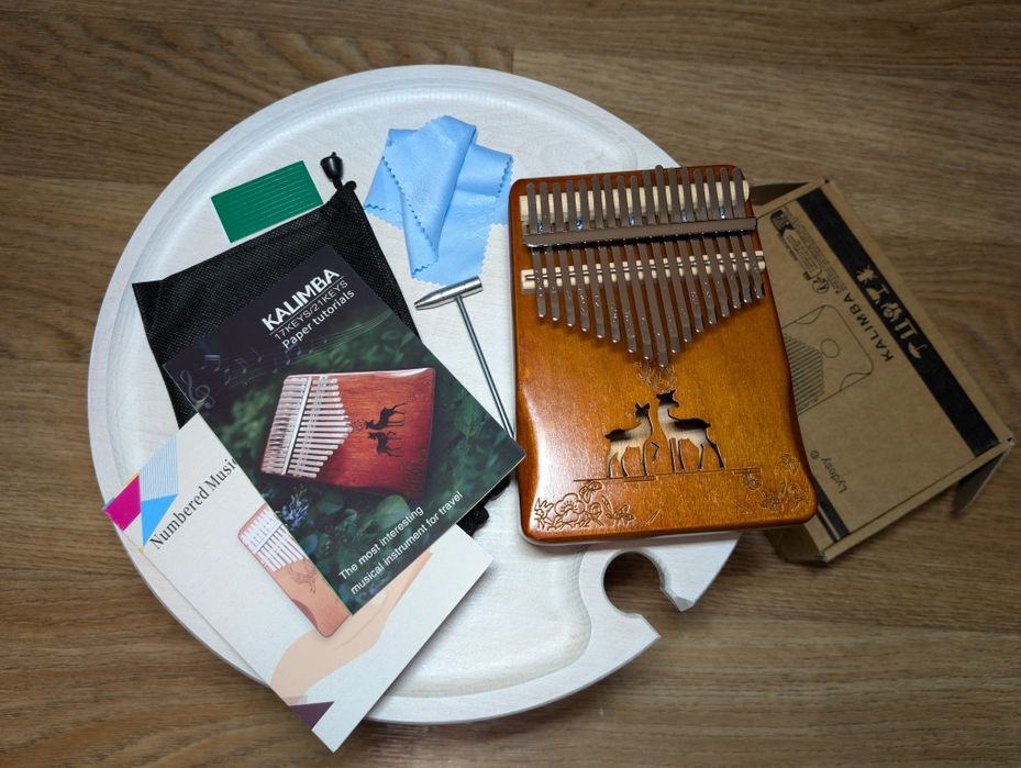 Калімба 17 клавіш (з оленями) Подарунок