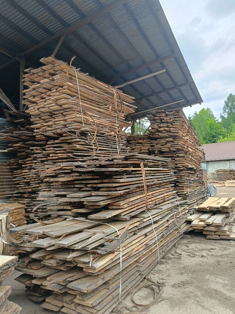 Deski dębowe powietrzno suche