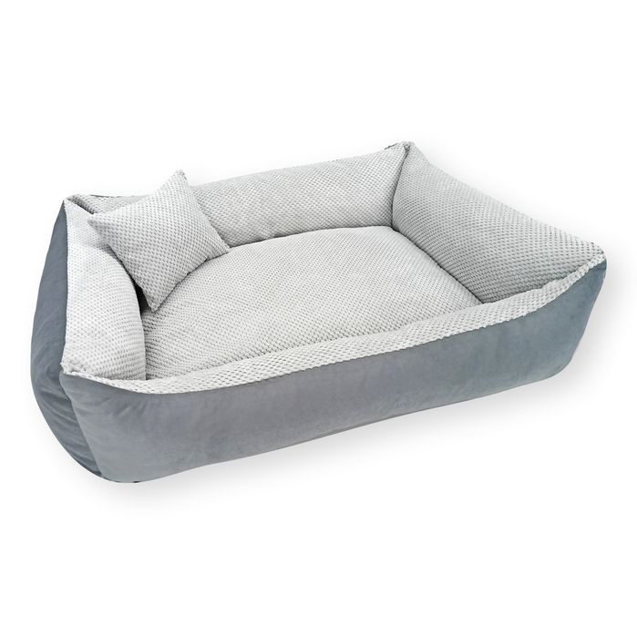 Przytulne legowisko dla psa TEO (100x80 cm, Szary)