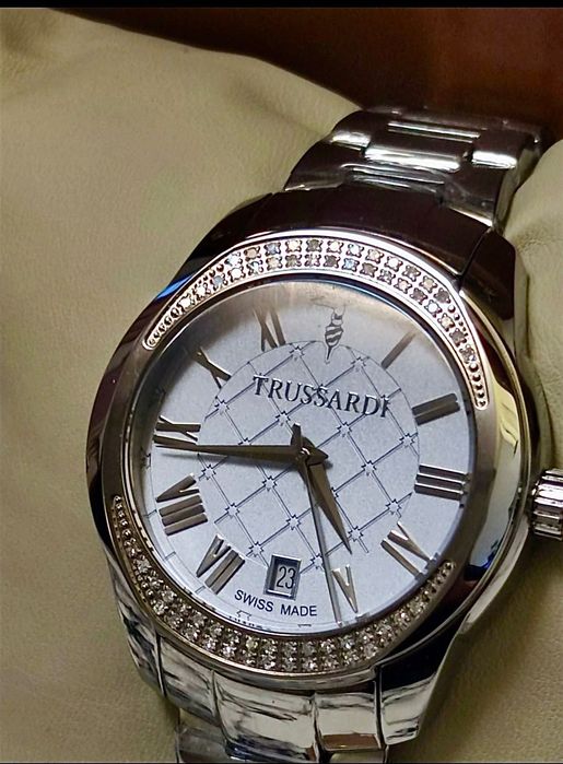 Trussardi - just Time Diamond, Kobiety -2022. Nowy. Prezent.