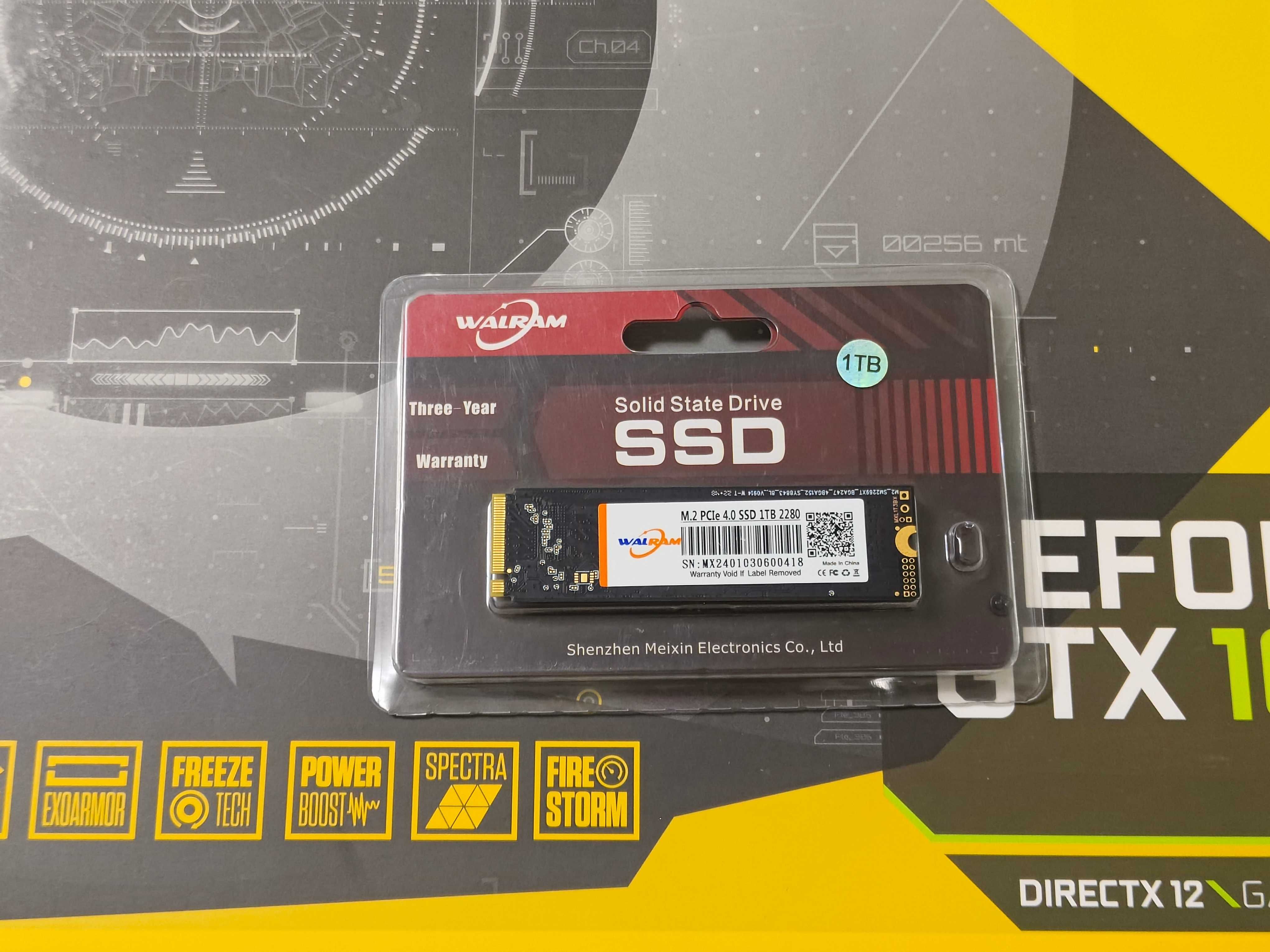 Новий ssd M2 Nvme Walram W5000 1Tb Gen4 для пк або ноубука