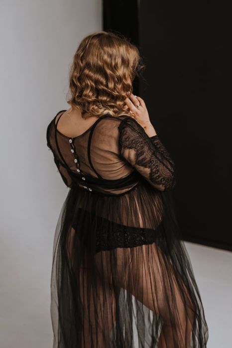 Пенюар сукня для вагітної фотосесії