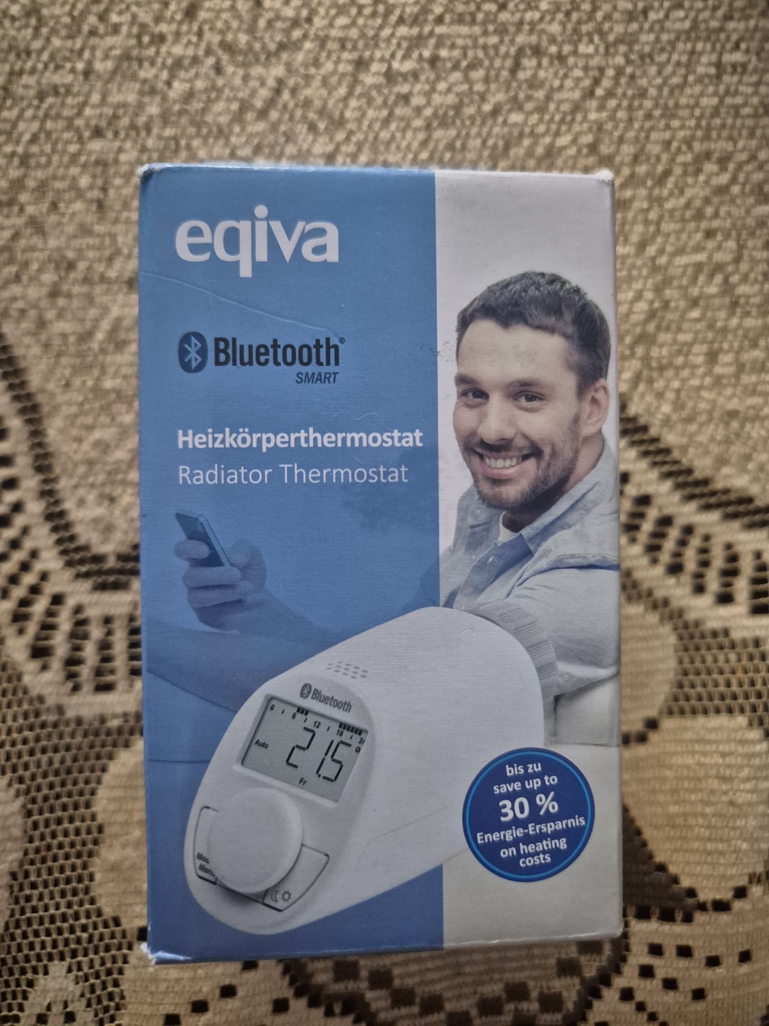 Inteligentny termostat grzejnikowy Bluetooth