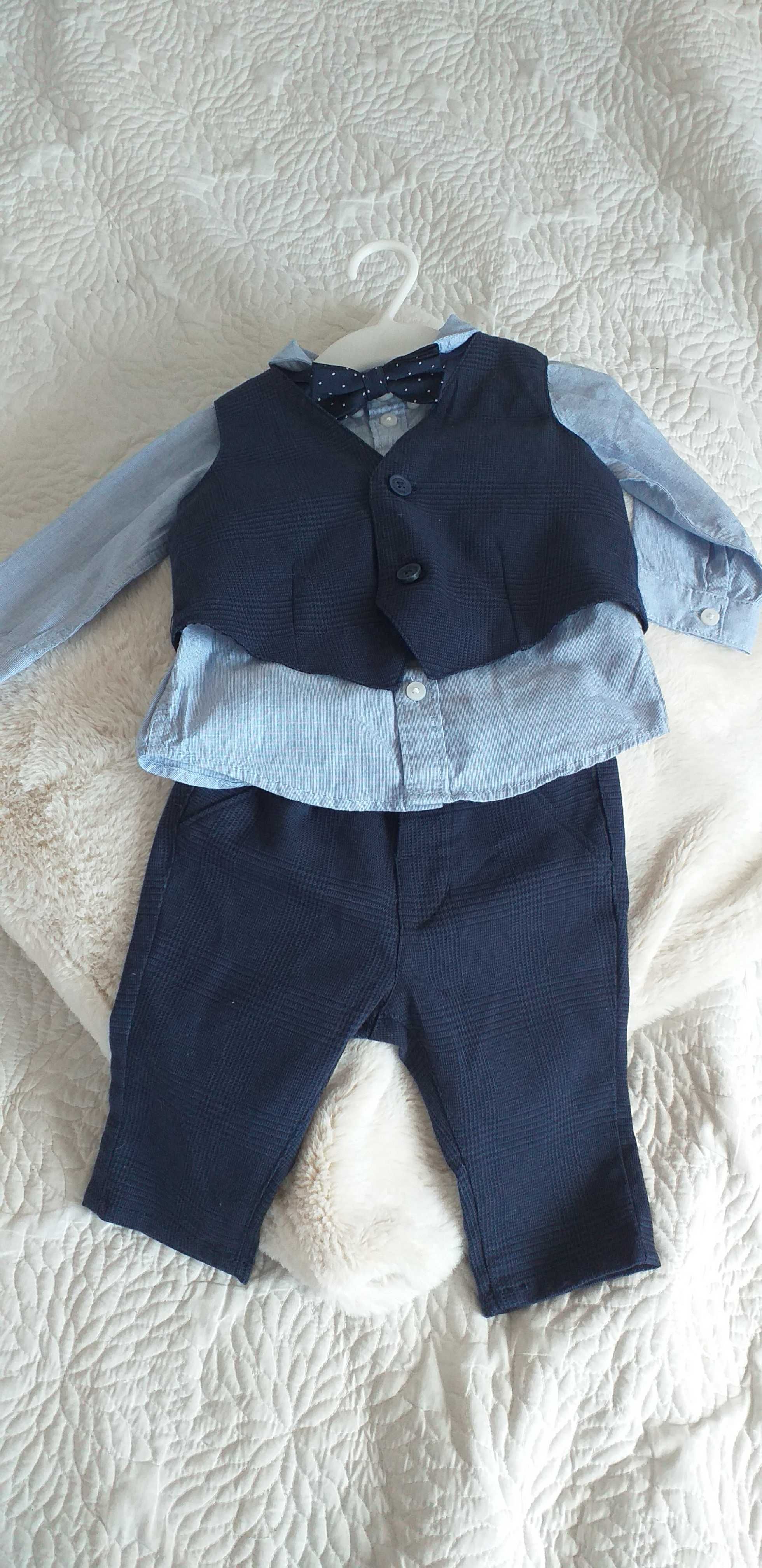 Komplet do chrztu z H&M 4- częściowy dla chłopca