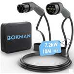 Kabel ładowania elektrycznego Bokman 10m, Type 2 / 7,2 kW / 32 A