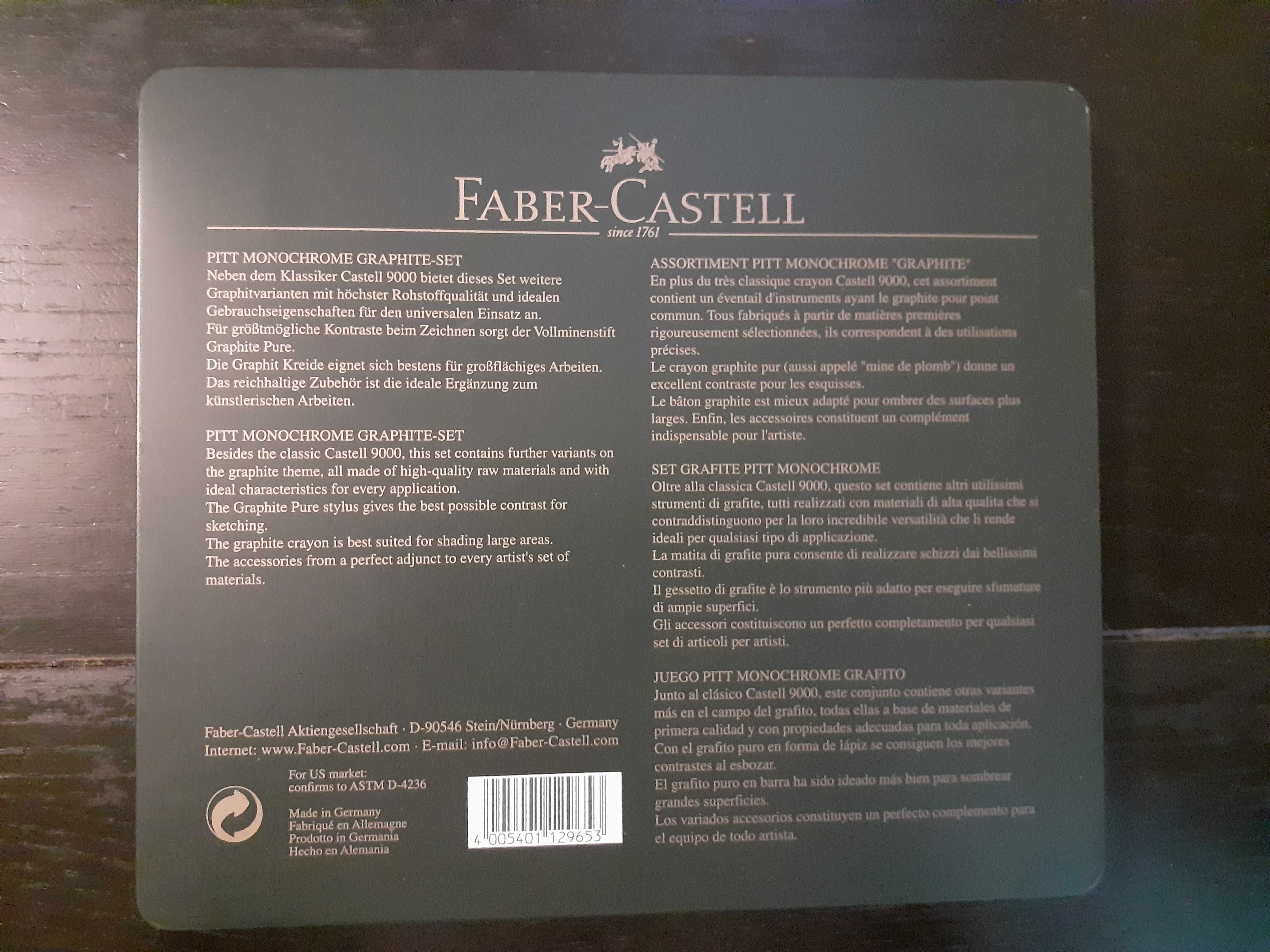 Caixa Faber-Castell Graphite Set - descida preço