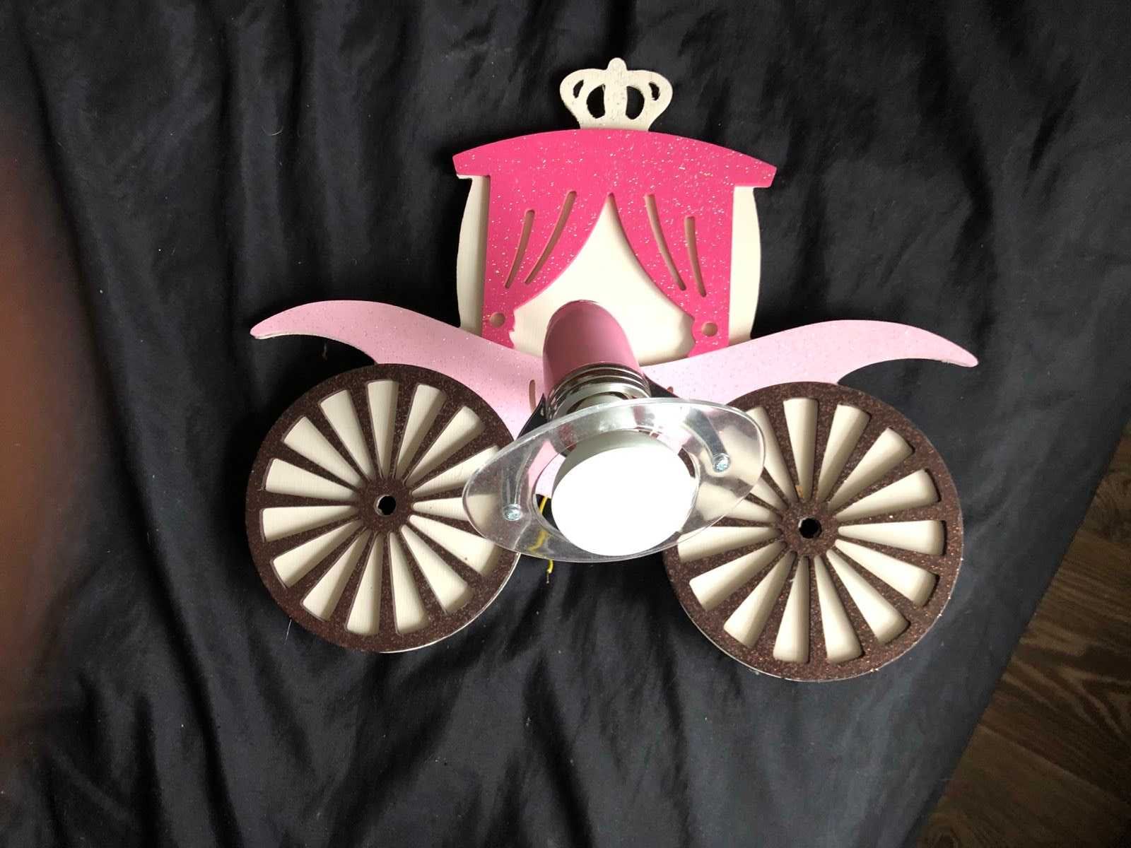 Світильник Карета  дитячий з блиском QUEEN Nowodworski