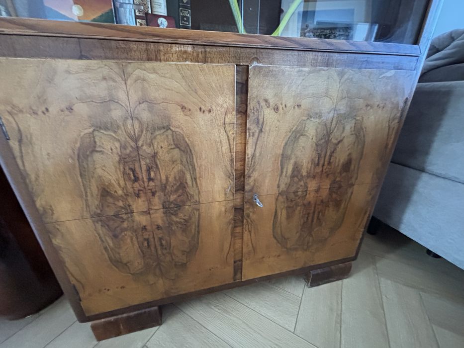 Witryna, biblioteczka Art deco