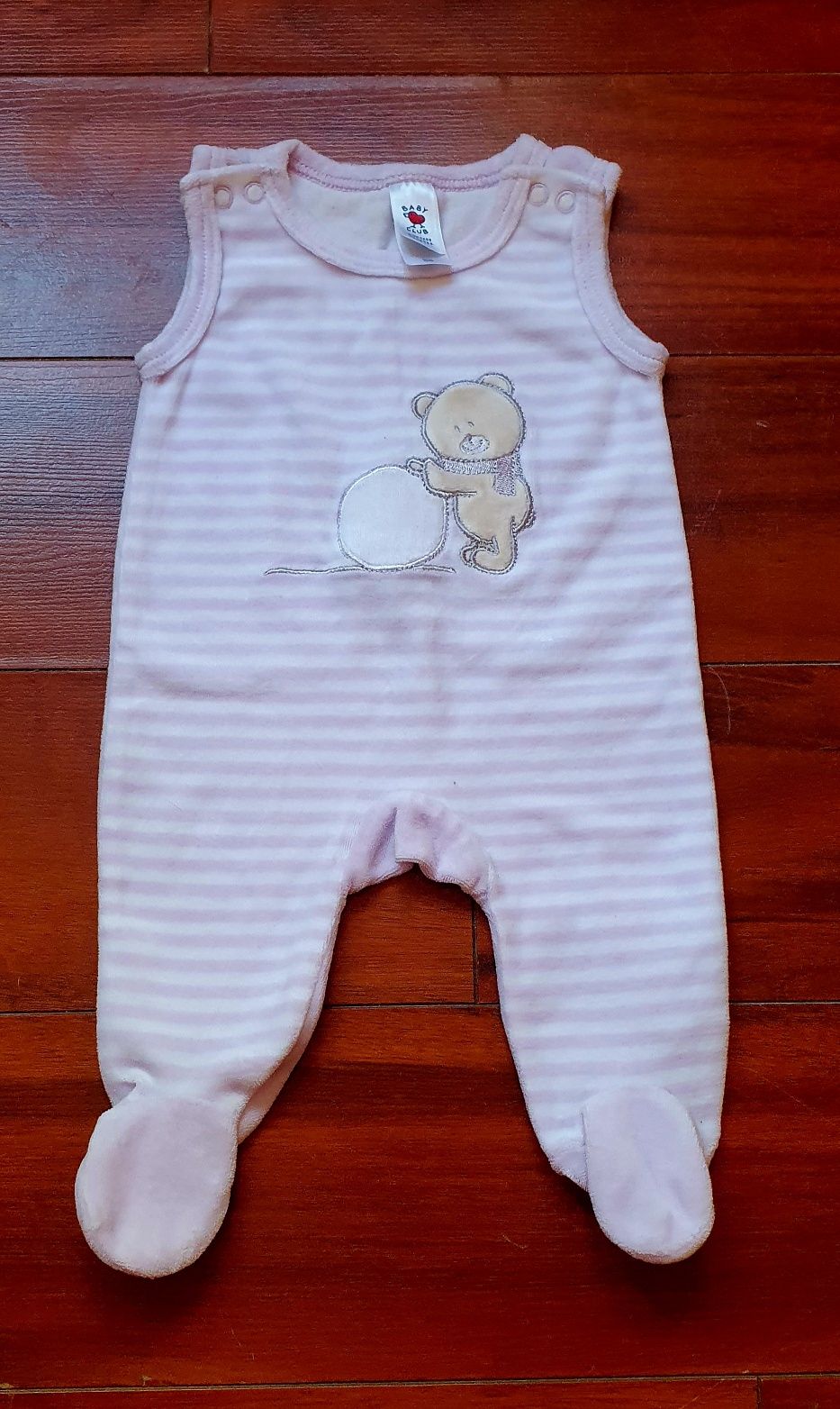 Conjunto jardineira + bodie 0-1 meses