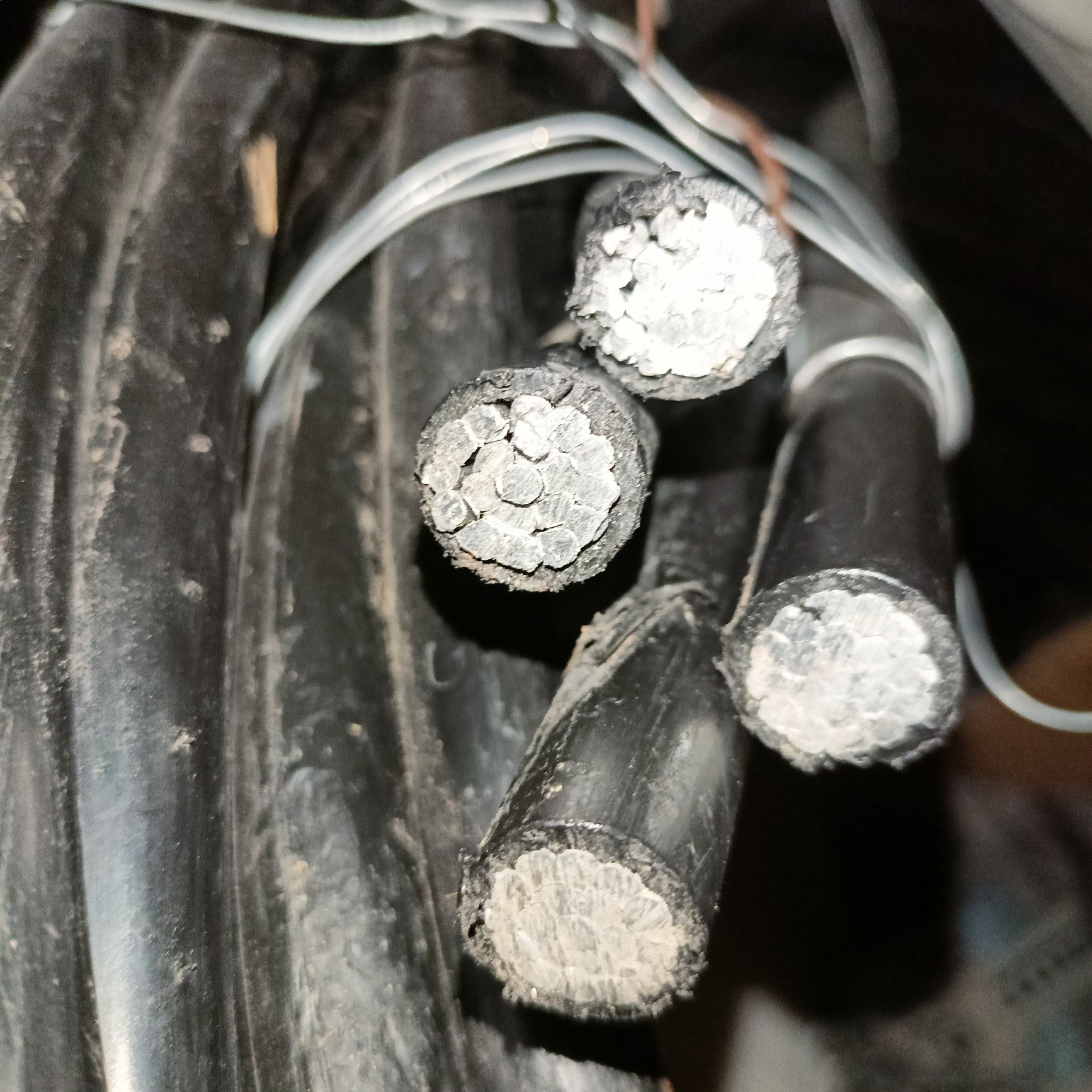 Kabel napowietrzny linka - 4x96 warkocz - 41 mb - aluminiowy