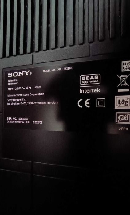 Sprzedam telewizor Sony XR-65X90K