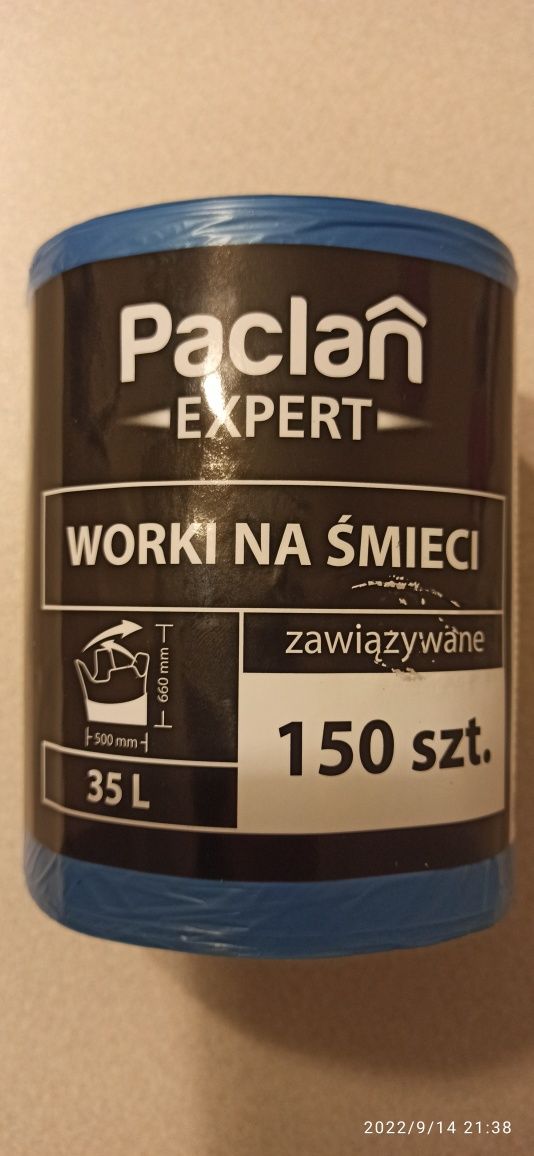 Worki na śmieci 150szt Paclan Expert