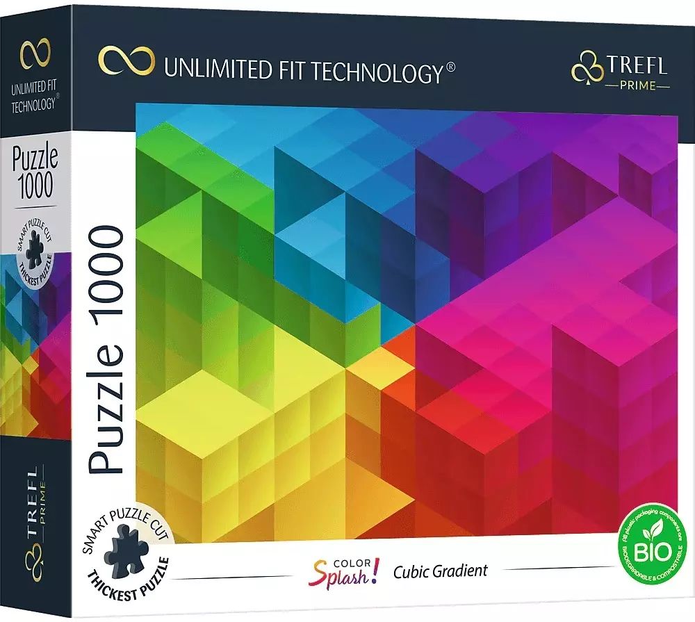 Puzzle 1000 elementów. Cubic Gradient. Trefl
