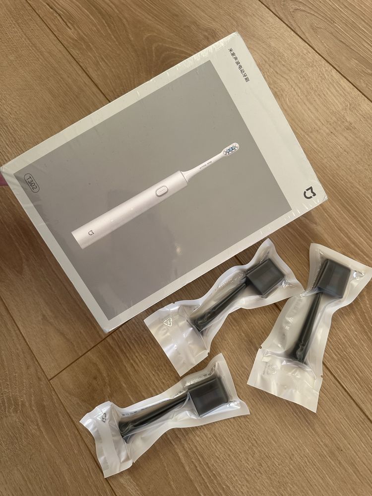 Nowa szczoteczka do zębów Xiaomi fabrycznie zapakowana + końcówki