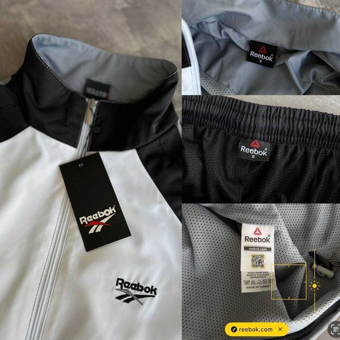 Костюм Reebok Premium Grey з qr-кодом штани + кофта i57/Adi-131