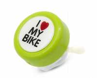 Dzwonek Rowerowy I Love My Bike 49 Mm Zielony