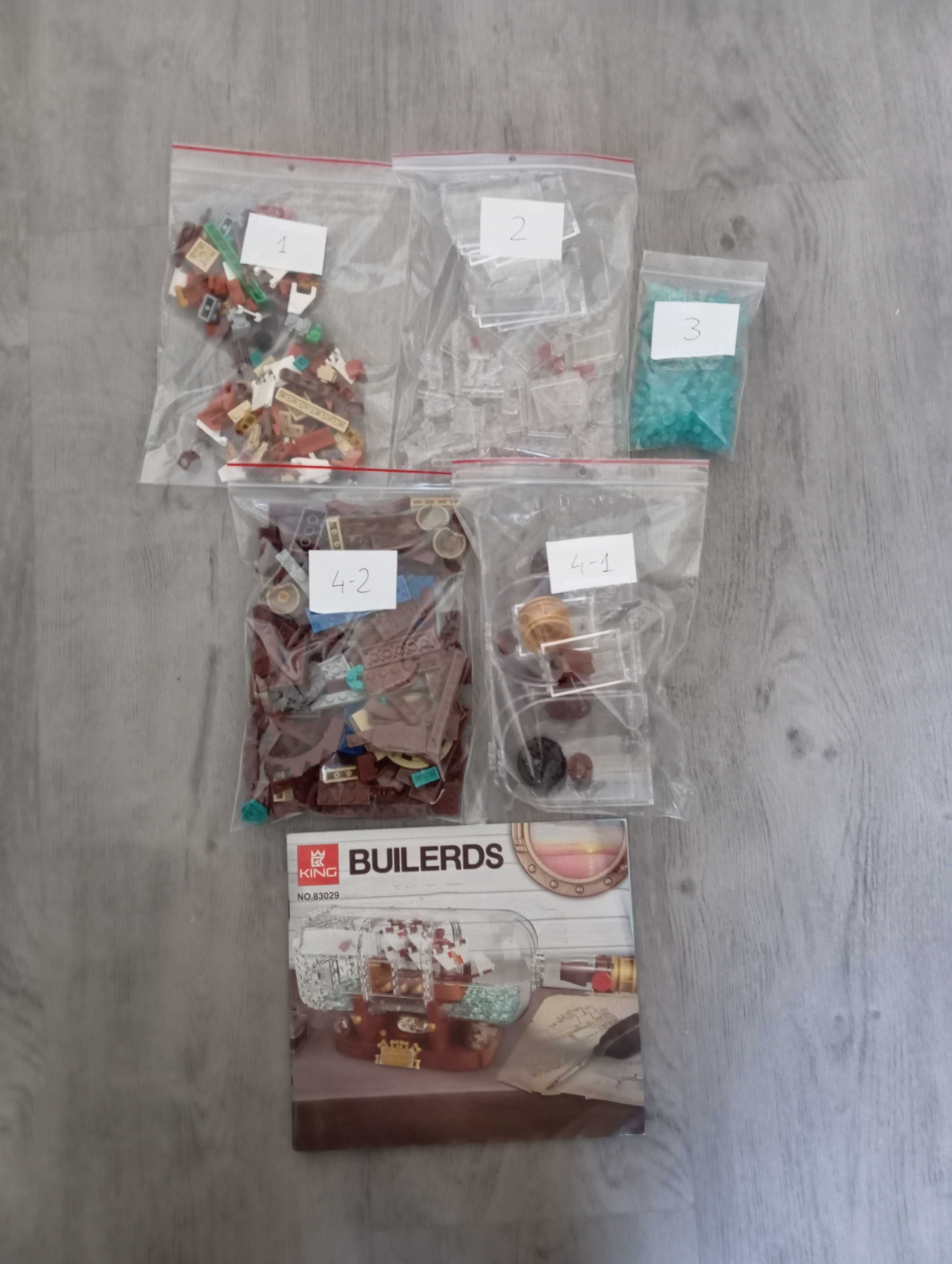 Statek w butelce - klocki LEPIN. Odpowiednik LEGO 92177.