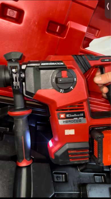 Потужний Перфоратор Einhell X-Change HEROCCO 3.2Дж +акум 4А+ зарядка