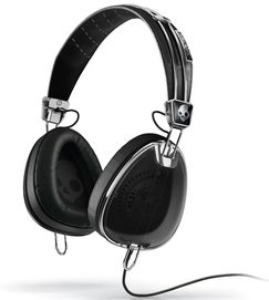 Słuchawki nauszne SKULLCANDY Aviator z mikrofonem Czarny