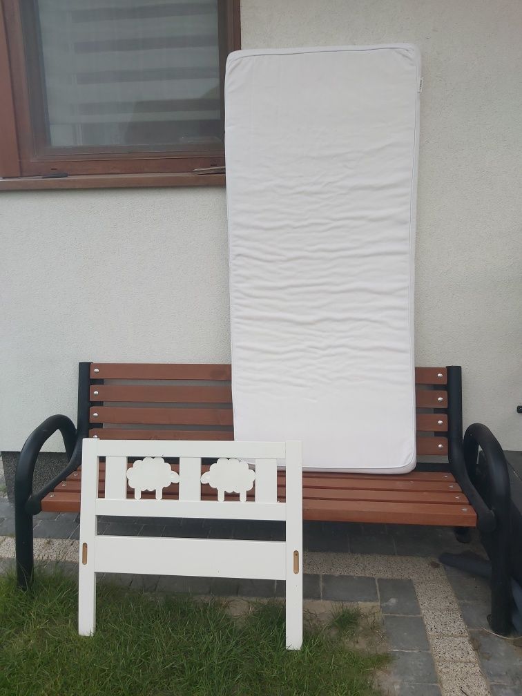 Łóżko dziecięce ikea kritter 70x160 + materac