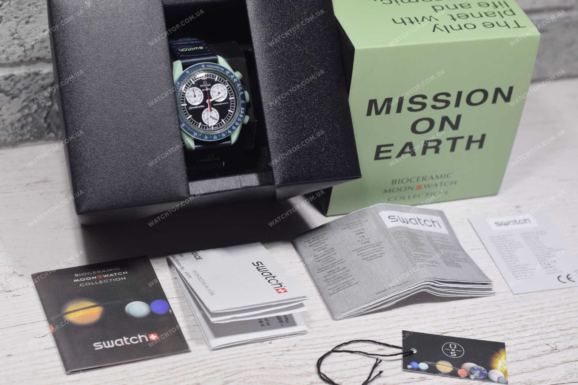 Часы Swatch X Omega MoonSwatch Mission to Earth