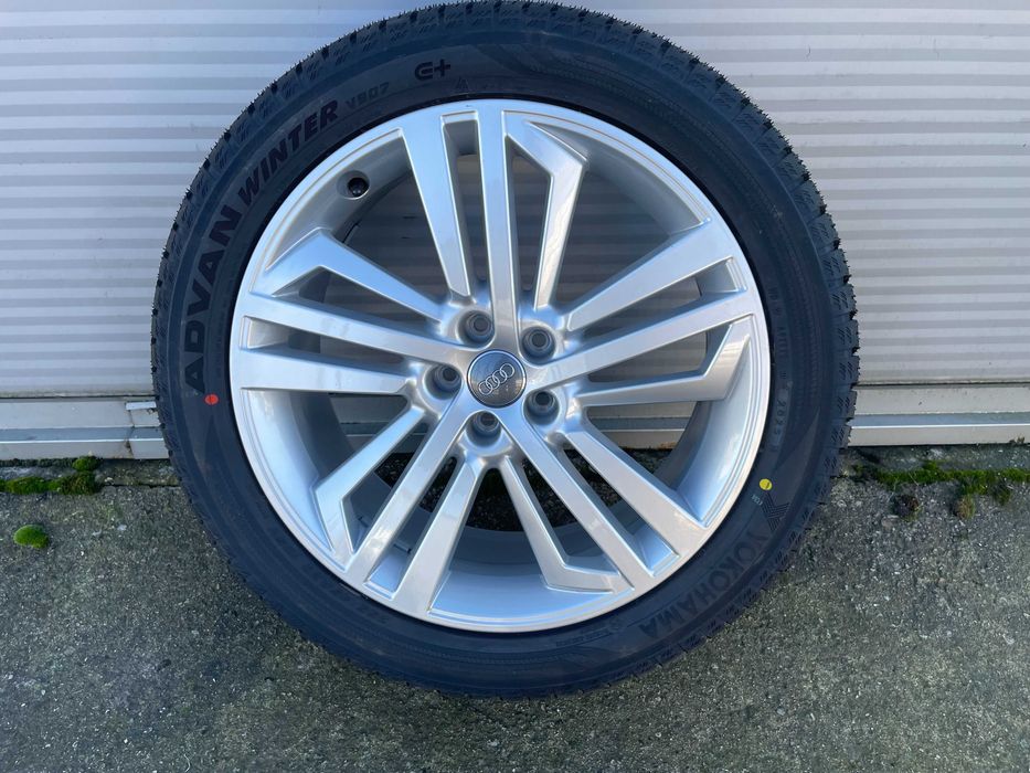 4x Koła Aluminiowe AUDI 8,0Jx20 + opony zimowe 255/45/20 YOKOHAMA