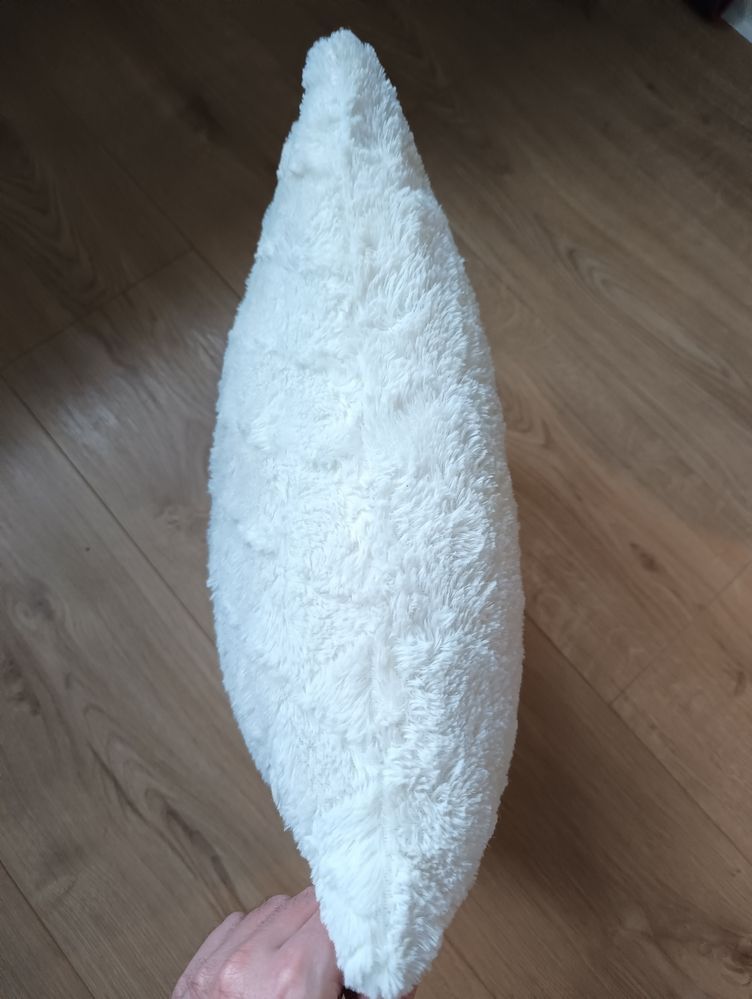 Poduszka ozdobna biała 45x45