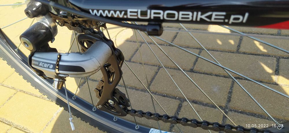 Rower trekkingowy BASIC – lekki, jak nowy, niska rama + akcesoria