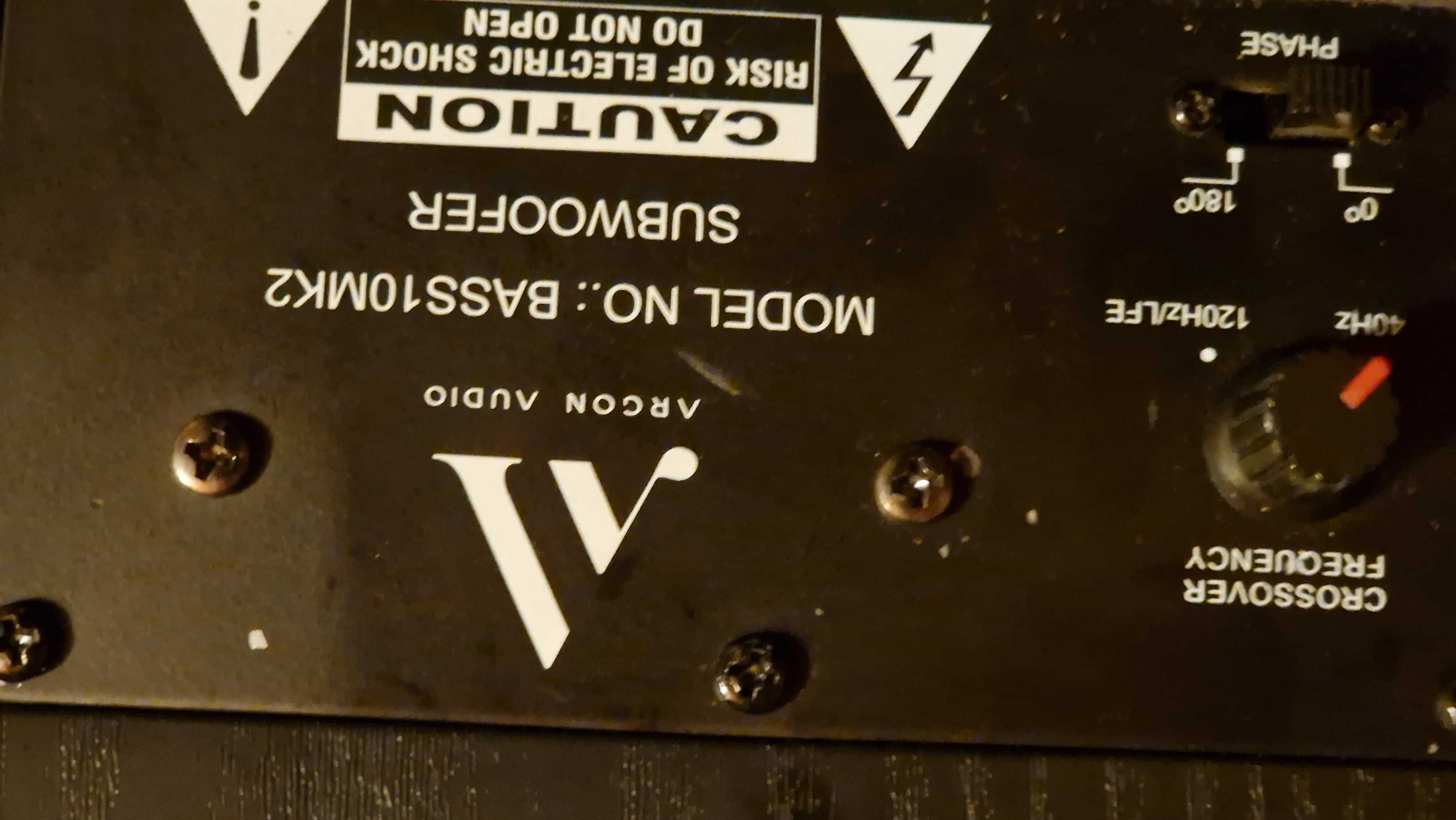 Głośniki subwoofera 25 i 16 cm