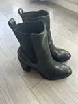 Botki czarne H&M na platformie 38