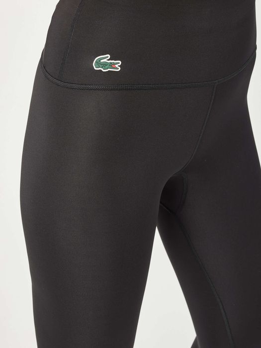 Legginsy czarne logo Core Performance Lacoste L