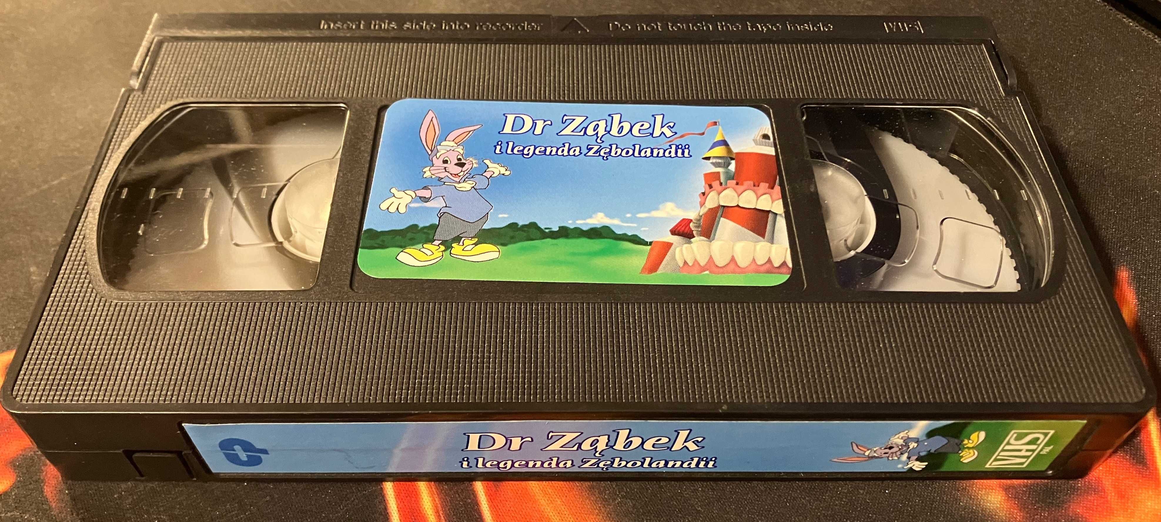 2x VHS Światowa podróż Dr. Żąbka i Dr. Ząbek i Legenda Zębolandii
