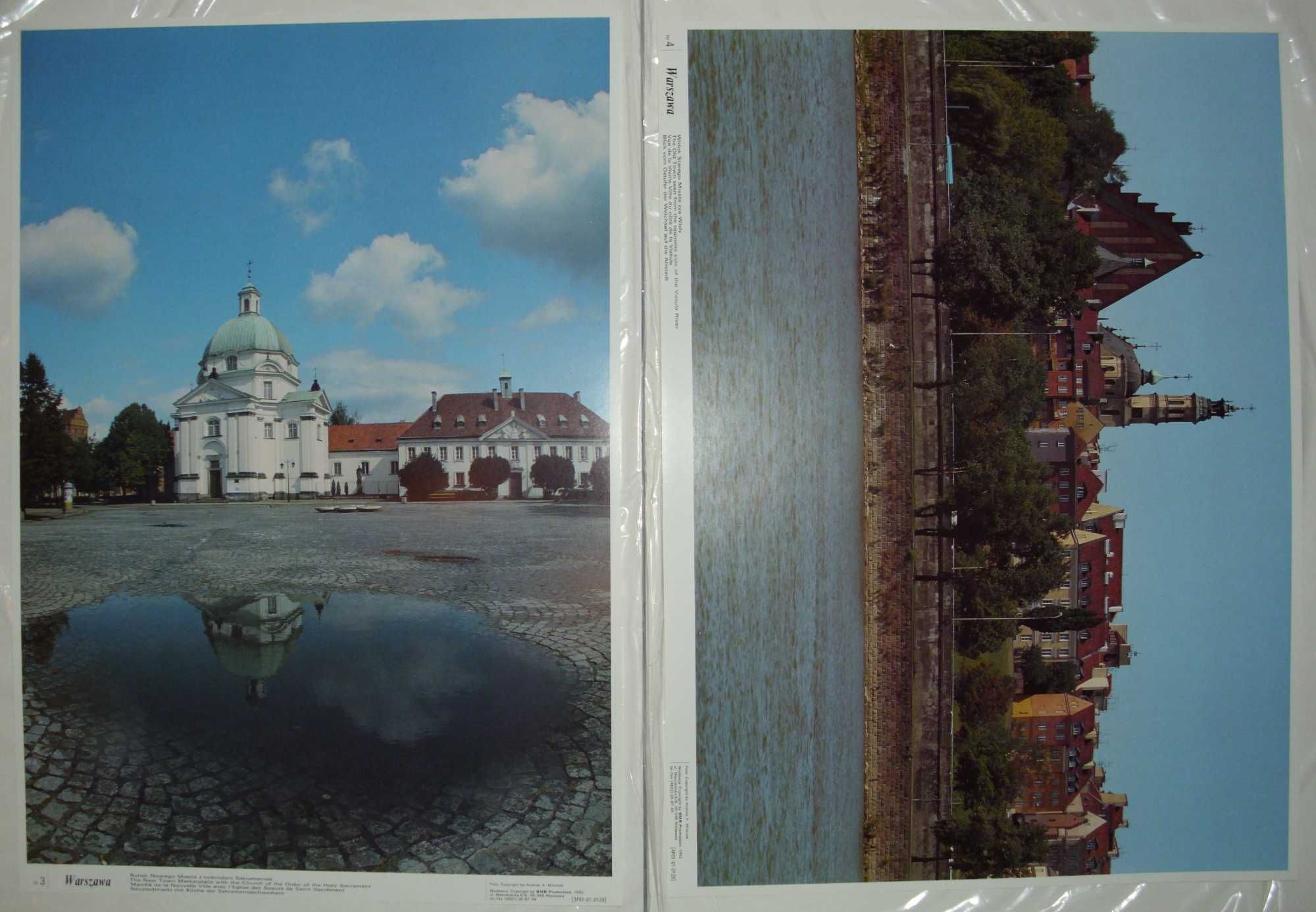 „Warszawa”, seria „Polska na fotoplakatach”, 1992, 8 plakatów!
