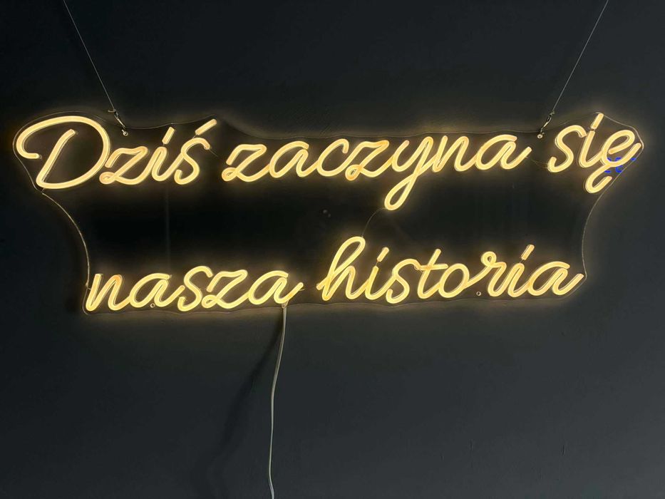 Napisy led * ledy * ledon * neon * stelaże * Wesele * Ślub * Kalisz