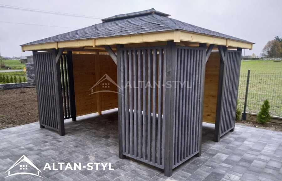 Altany,altanki, wiaty, altana ogrodowa PAULINA 3x4m PRODUCENT