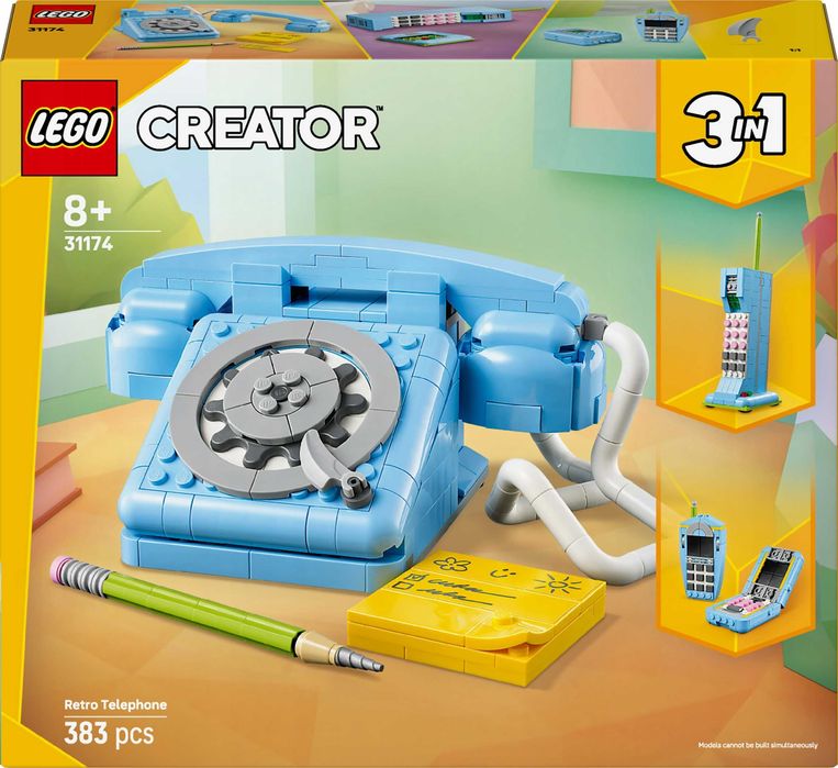 Nowe Klocki LEGO 31174 Creator Telefon w stylu retro - Sklep!